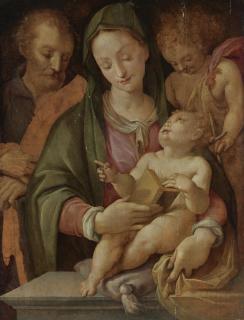 Tommaso D\'Antonio Manzuoli - Holy Family With The Infant John The Baptist