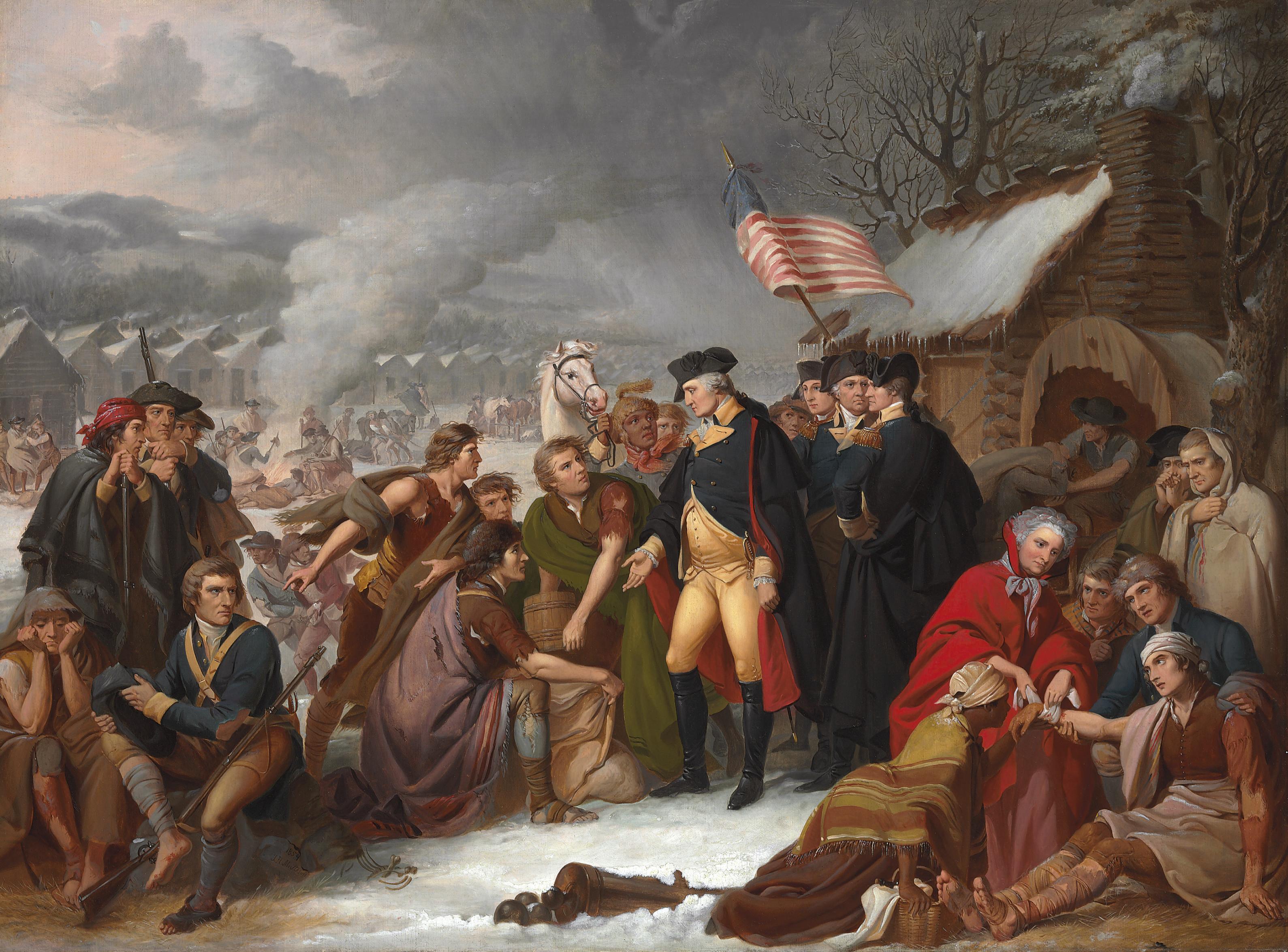 Tompkins Harrison Matteson - George Washington at Valley Forge