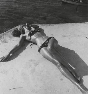 Toni Frissell - First Bikini, Harper\'s Bazaar, Montego Bay, Jamaica, 1945