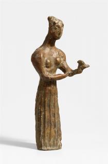 Toni Stadler - Mädchen mit Taube