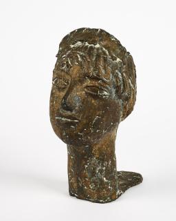 Toni Stadler - Mädchenkopf mit Haarband.