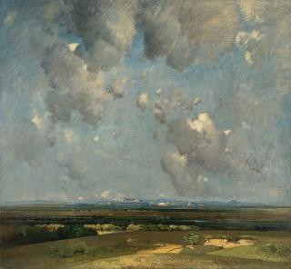 Toni von Stadler - Aufziehende Wolken im Alpenvorland