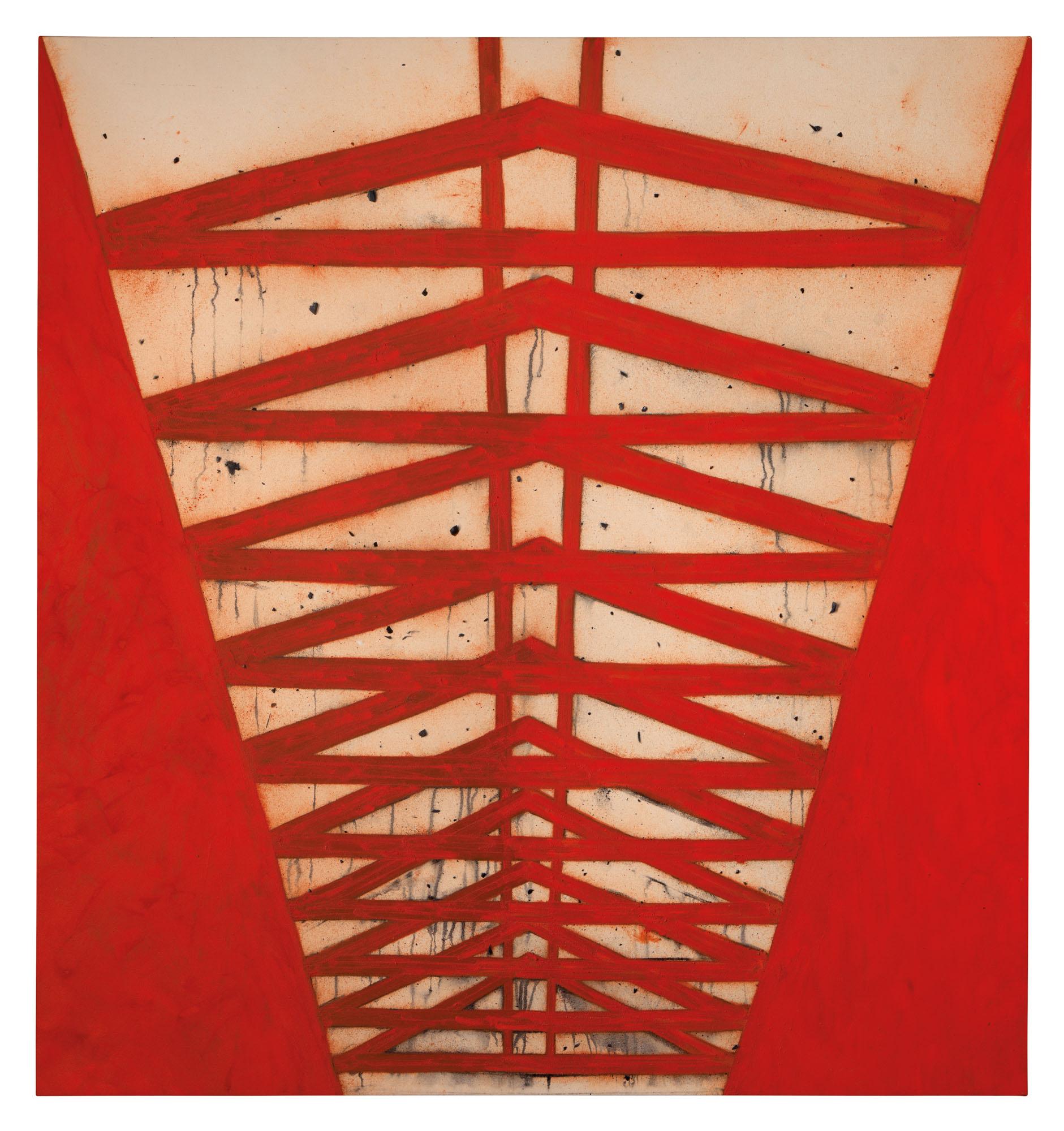 Tony Bevan, R.A. - Red Interior