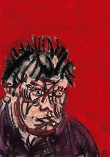 Tony Bevan - Self Portrait