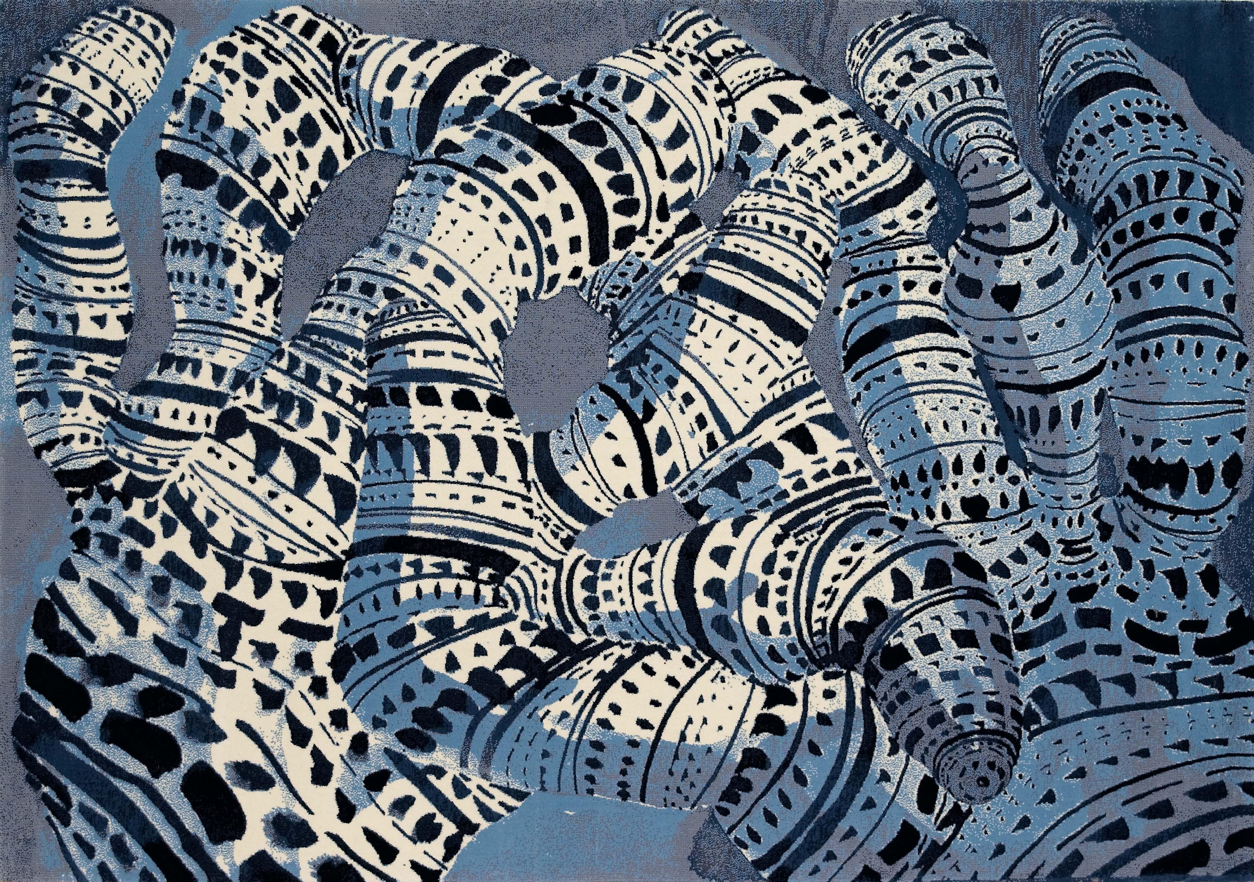 Tony Cragg - Form Code (blue)