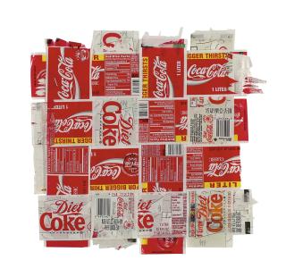 Tony Feher - Red And White Weave, 1996