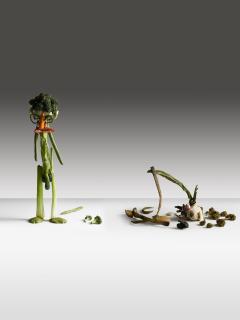 Tony Matelli - (i) Double Veg Man (Fresh)(ii) Double Veg Man (Rotten)