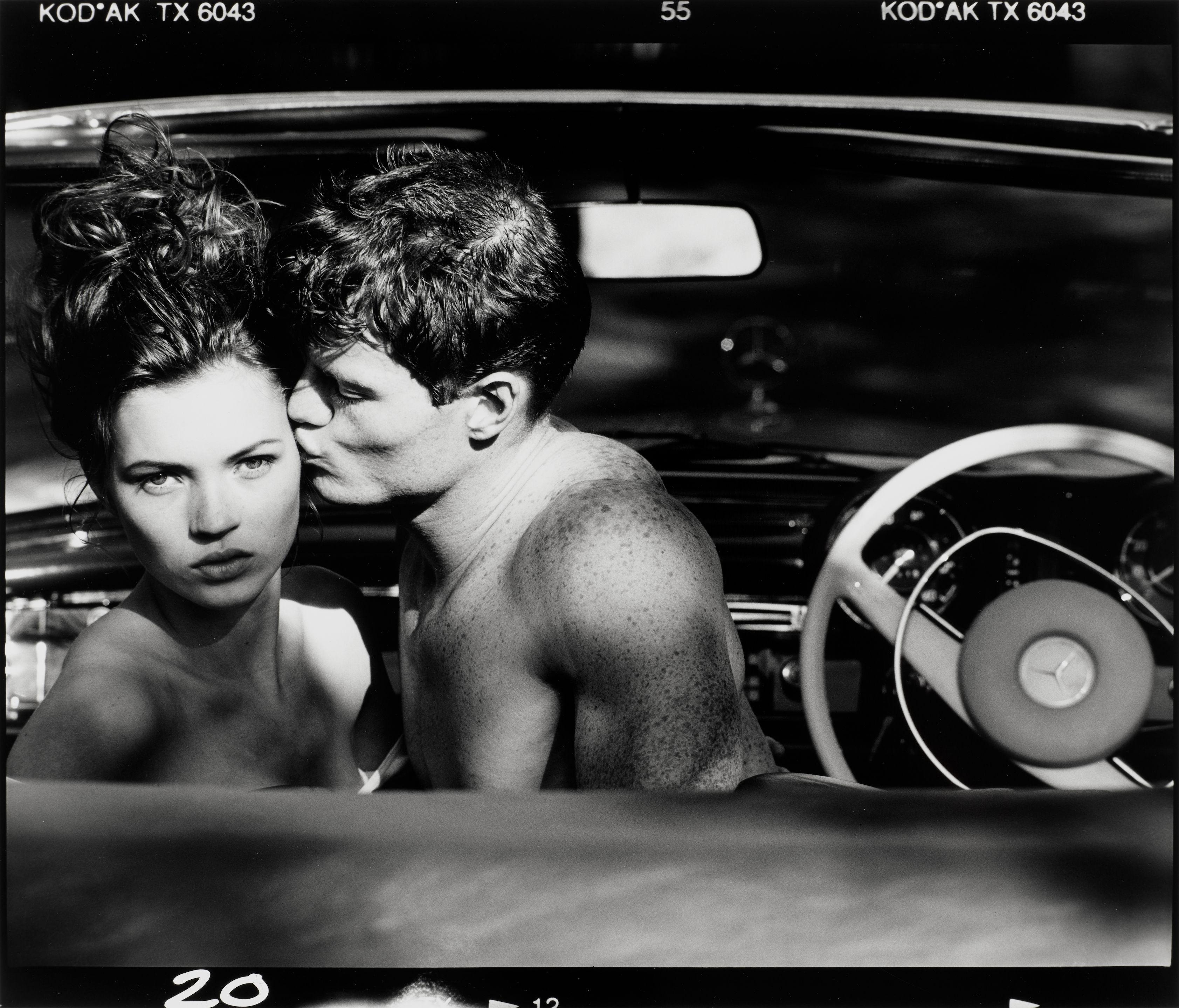 Tony McGee - Kate Moss\'s debut shoot in my Mercedes Benz (recently purchased from David Hockney) 2