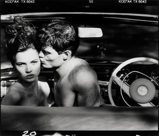 Tony McGee - Kate Moss\'s debut shoot in my Mercedes Benz (recently purchased from David Hockney) 2