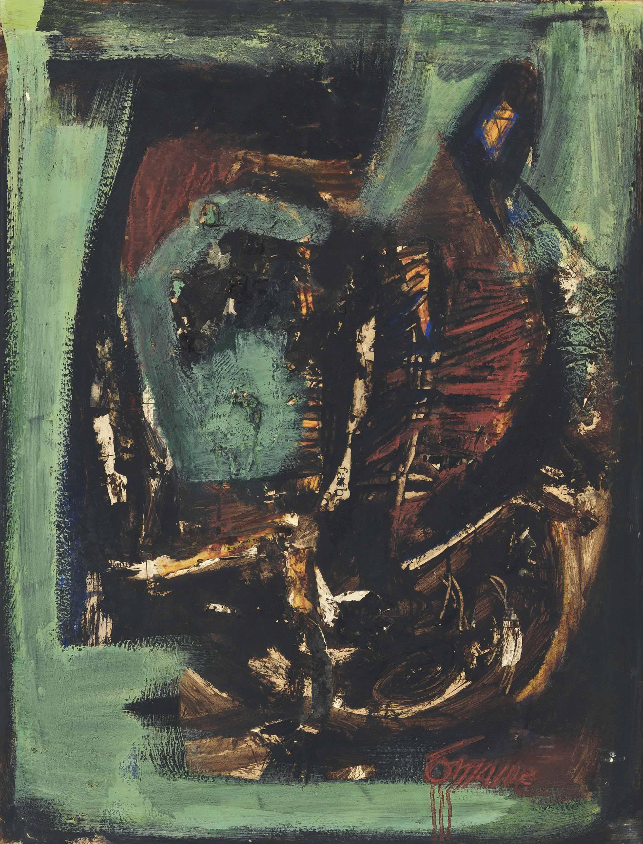 Tony O\'Malley, H.R.H.A. - Irish Landscape (Autumn)