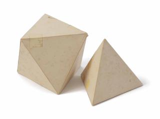 Tony Smith - Tetrahedron (Model For Marble Sculptures)