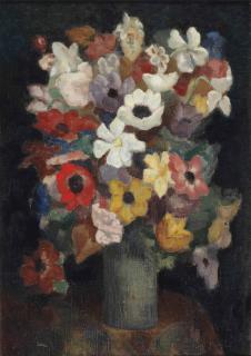 Toon Kelder - Anemones In A Vase