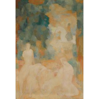 Toon Kelder - Dutch Figures And An Amazone In A Landscape