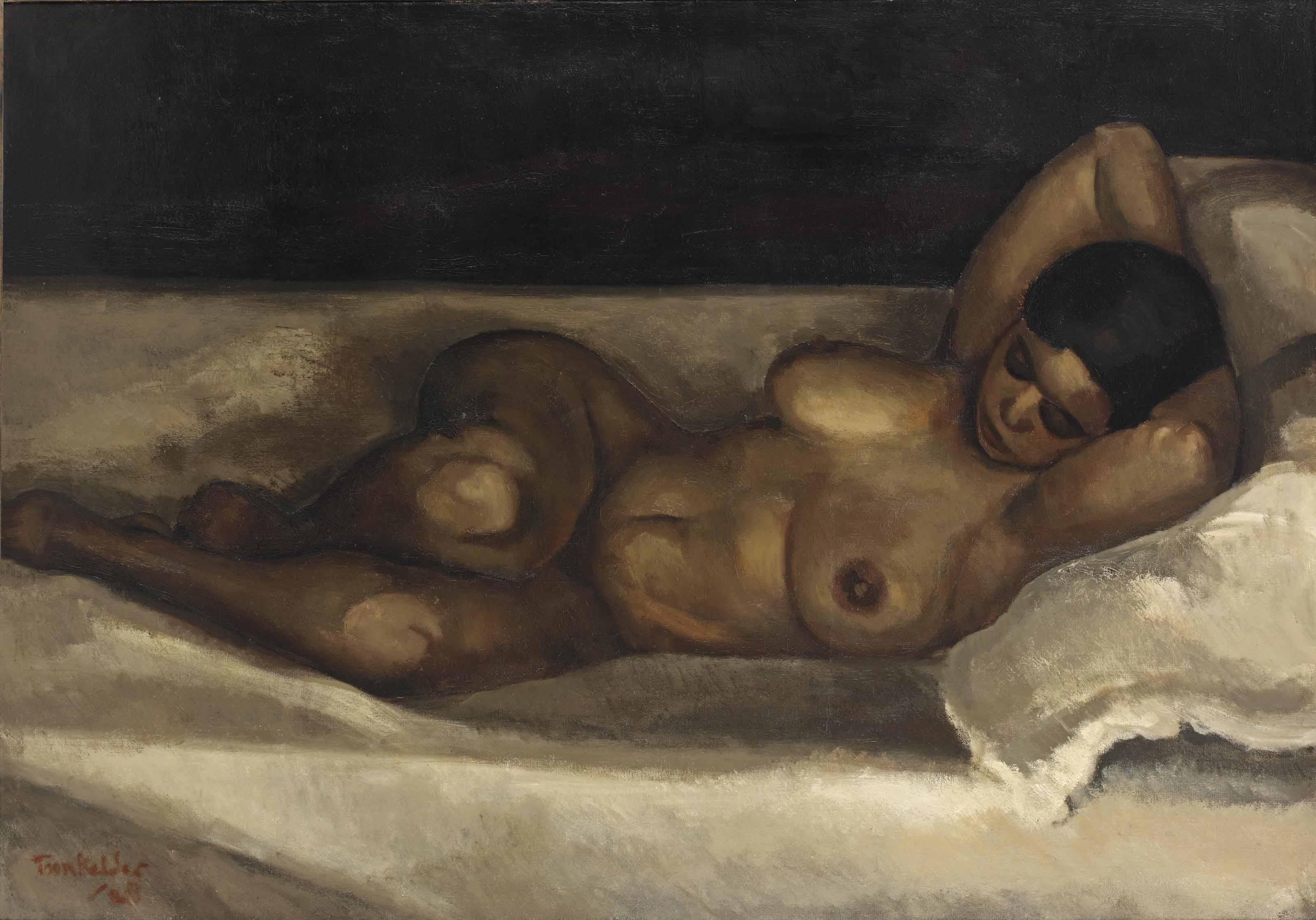 Toon Kelder - Reclining Nude