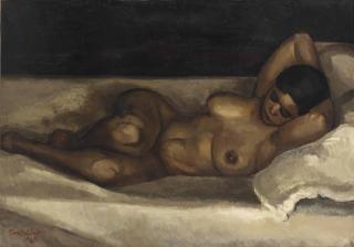 Toon Kelder - Reclining Nude