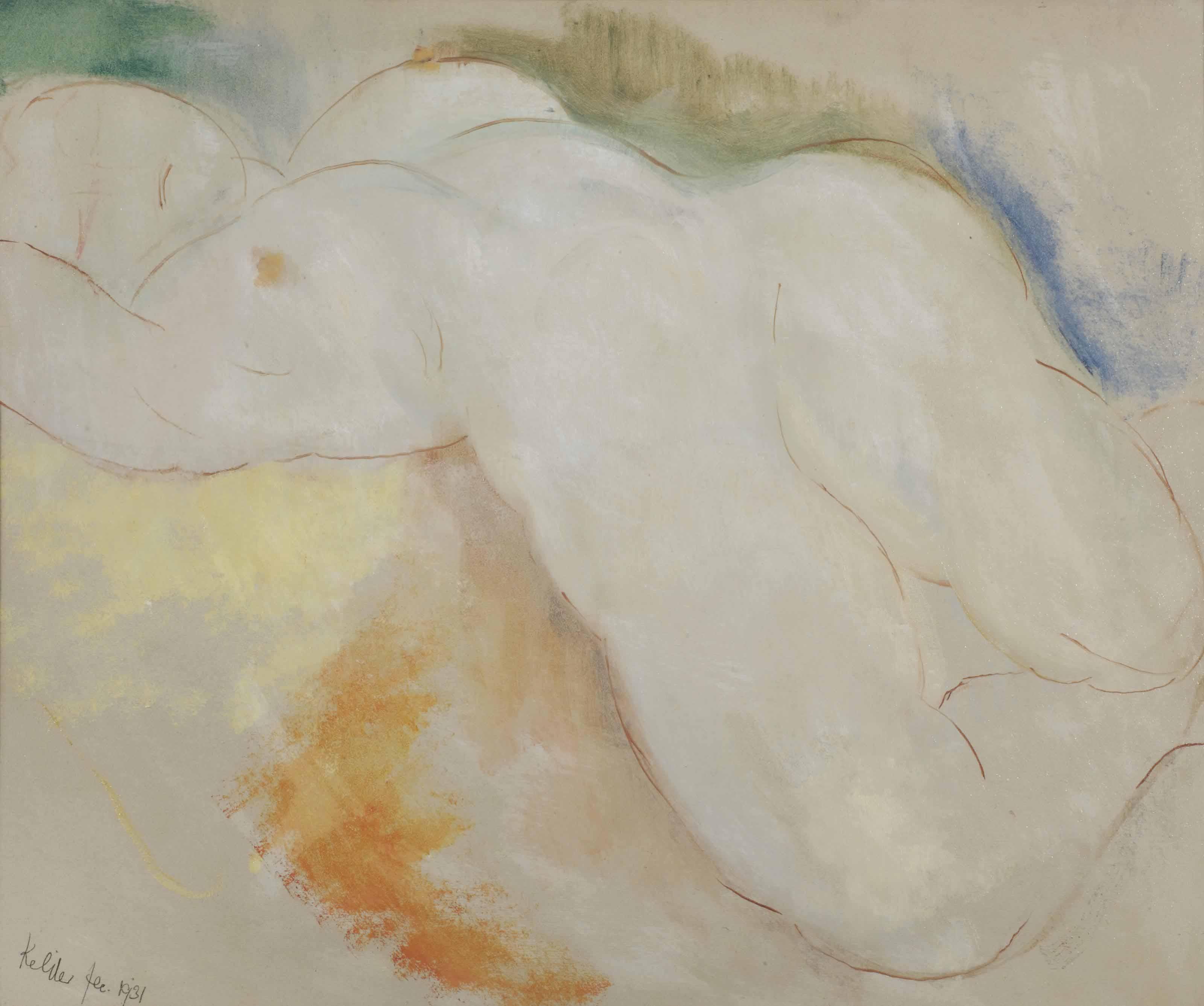 Toon Kelder - Reclining Nude