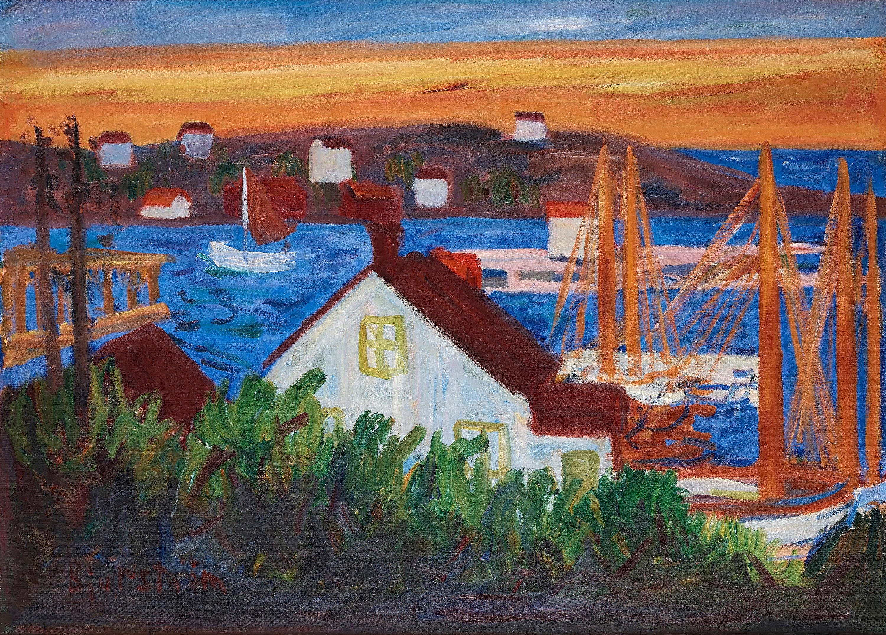Tor Bjurström - Motif from Skärhamn