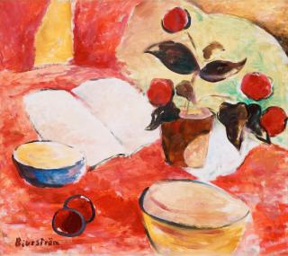 Tor Bjurström - Still life with flower pot