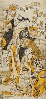 Torii Kiyonobu II - Hosoban