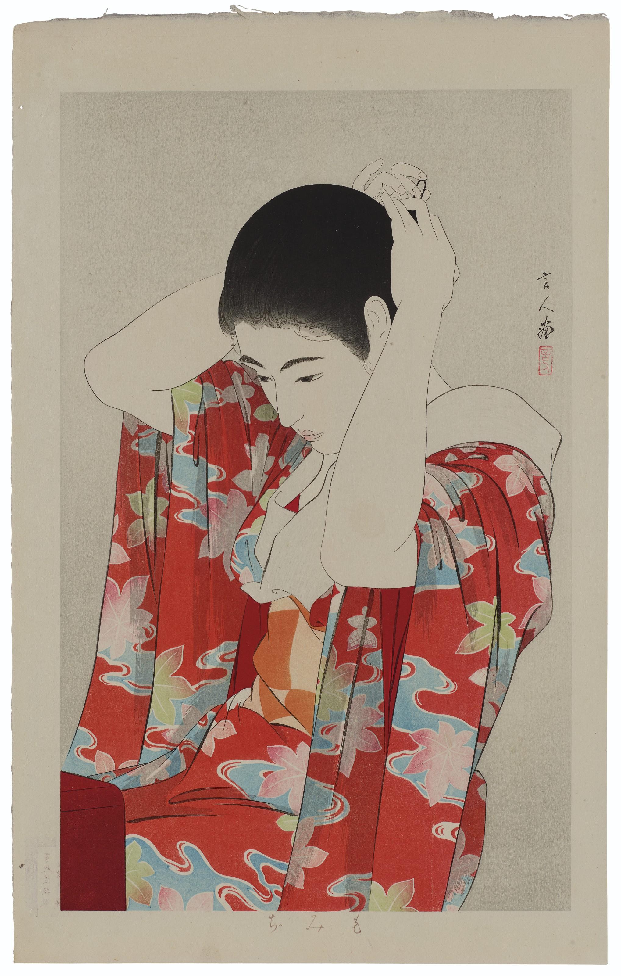 Torii Kotondo - Momiji (Maple Leaves)