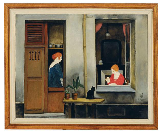 Toshio Bando - Sewing in an interior