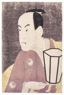 Toshusai Sharaku - The actor Bando Hikosaburo III in the role of Sagisaka Sanai