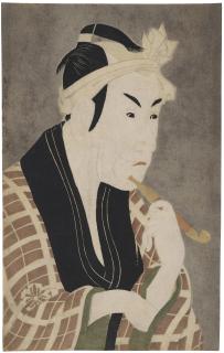 Toshusai Sharaku - The actor Matsumoto Koshiro IV as Gorobei, the Fishmonger from San\'ya