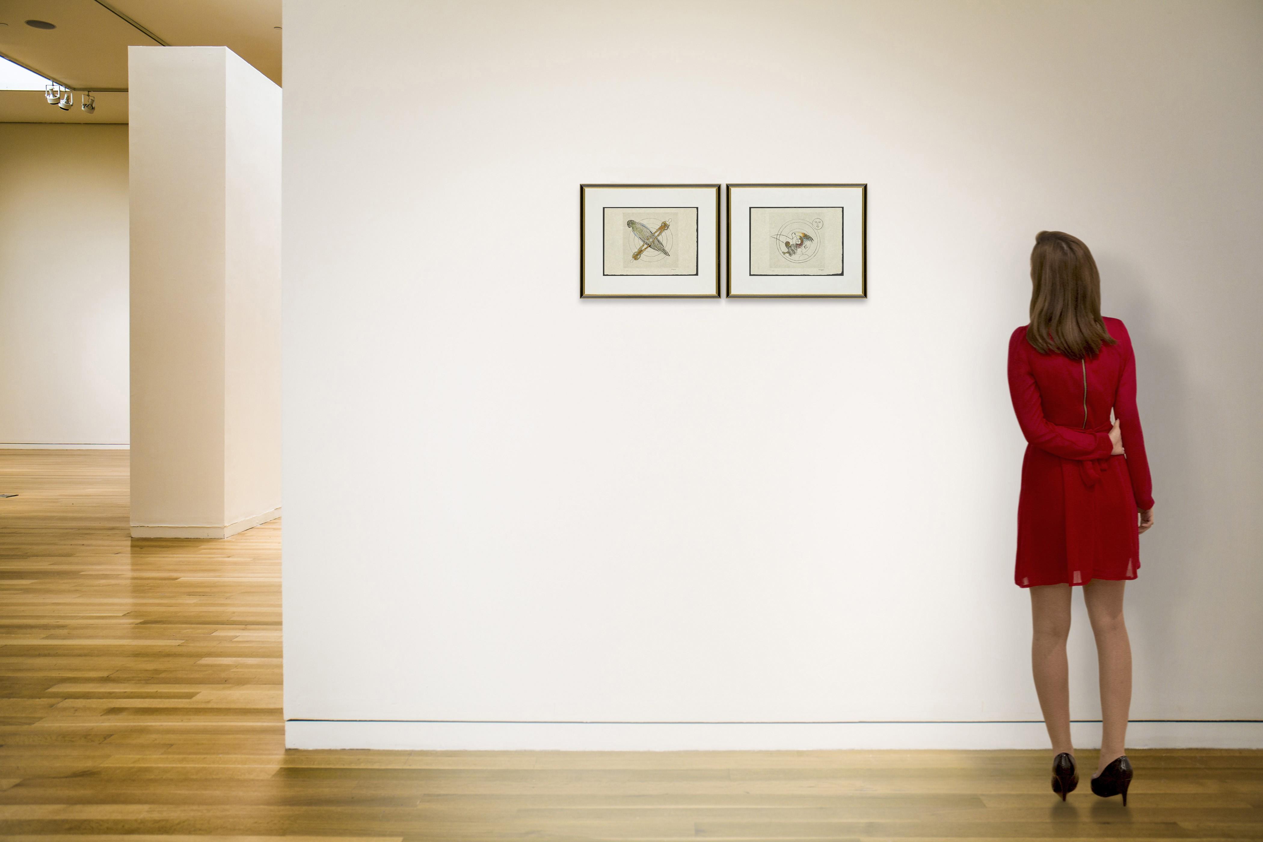 Toyen - Střelnice: Two Prints