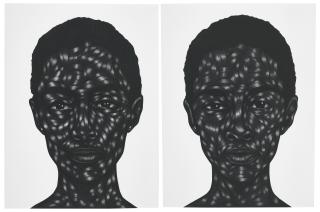 Toyin Ojih Odutola - Untitled (Diptych)