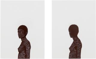 Toyin Ojih Odutola - Untitled (Diptych)