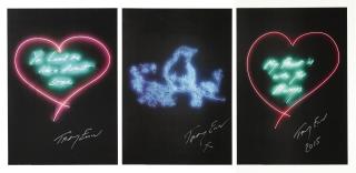 Tracey Emin - I. You Loved Me Like A Distant Star/ Ii. My Favourite Little Bird/ Iii. My Heart Is With You Always (Three Works)