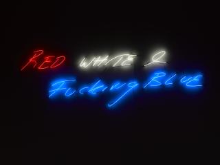 Tracey Emin - Red, White and Fucking Blue