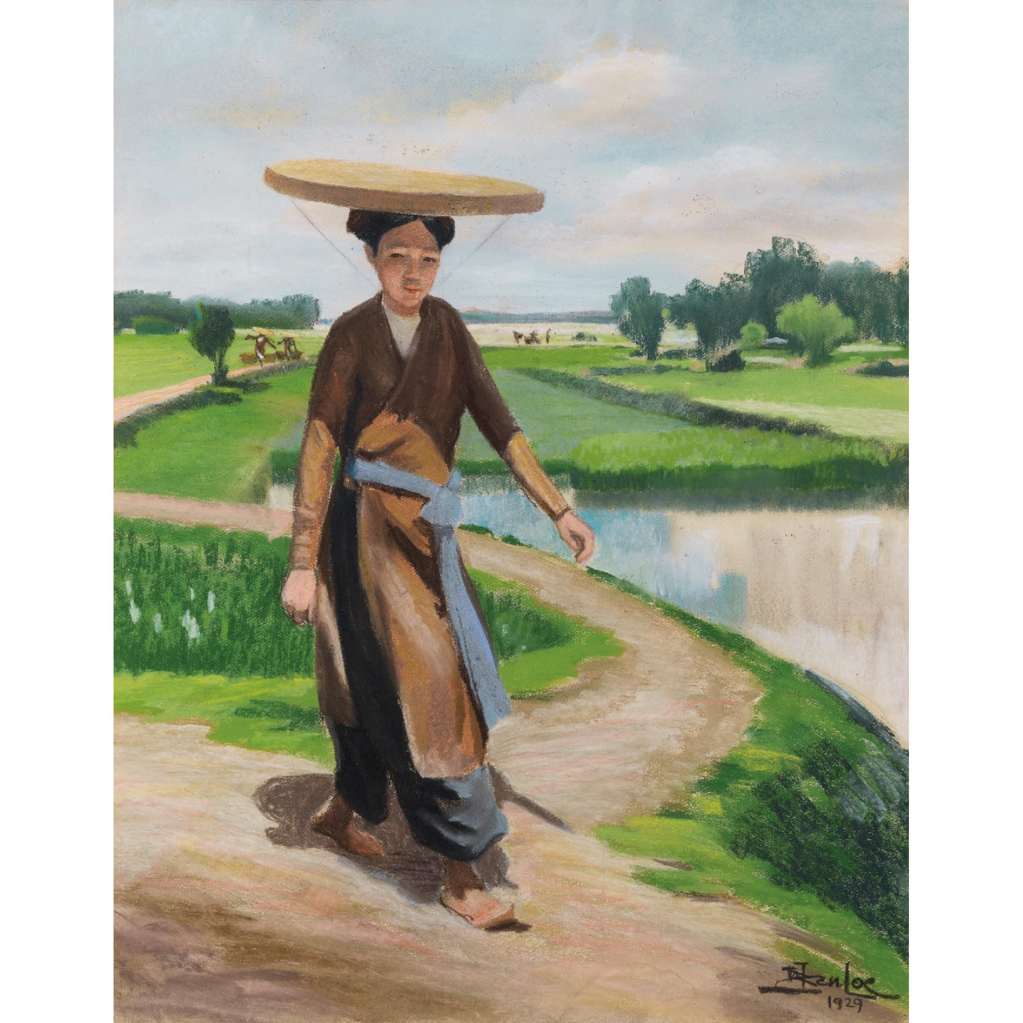 Tran Binh Loc - A Young Tonkinese On The Way To The Market