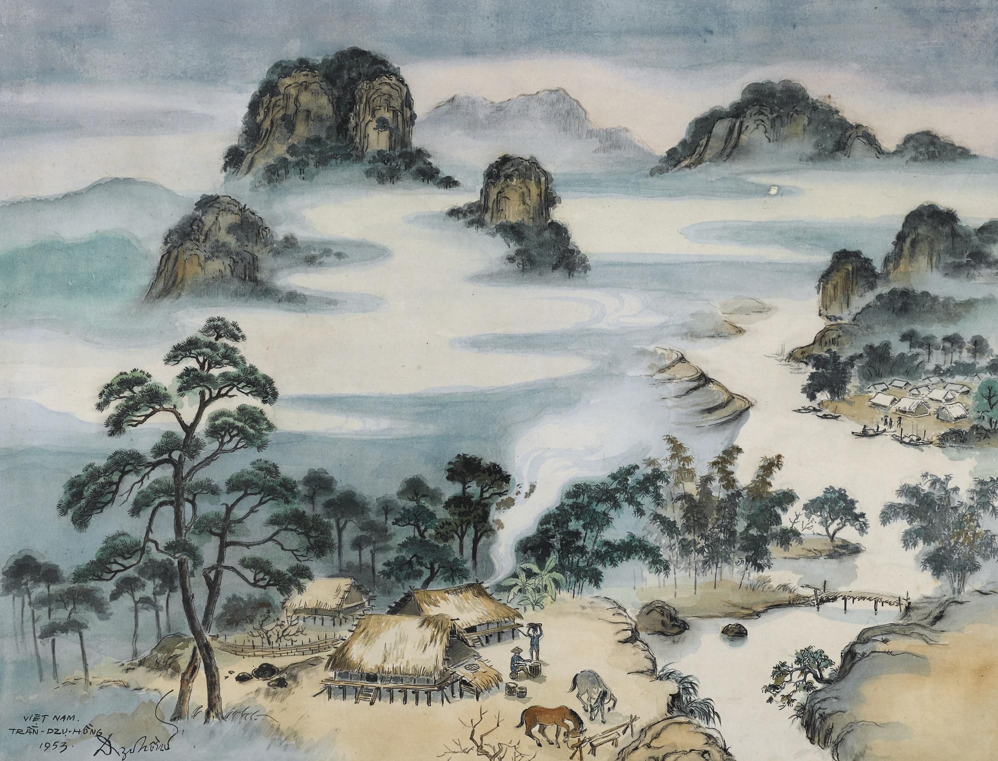 Tran Dzu Hong - Mountain Landscape