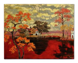 Tran Phuc Duyen - Temple On Hoan Kiem Lake And It\'S Bridge