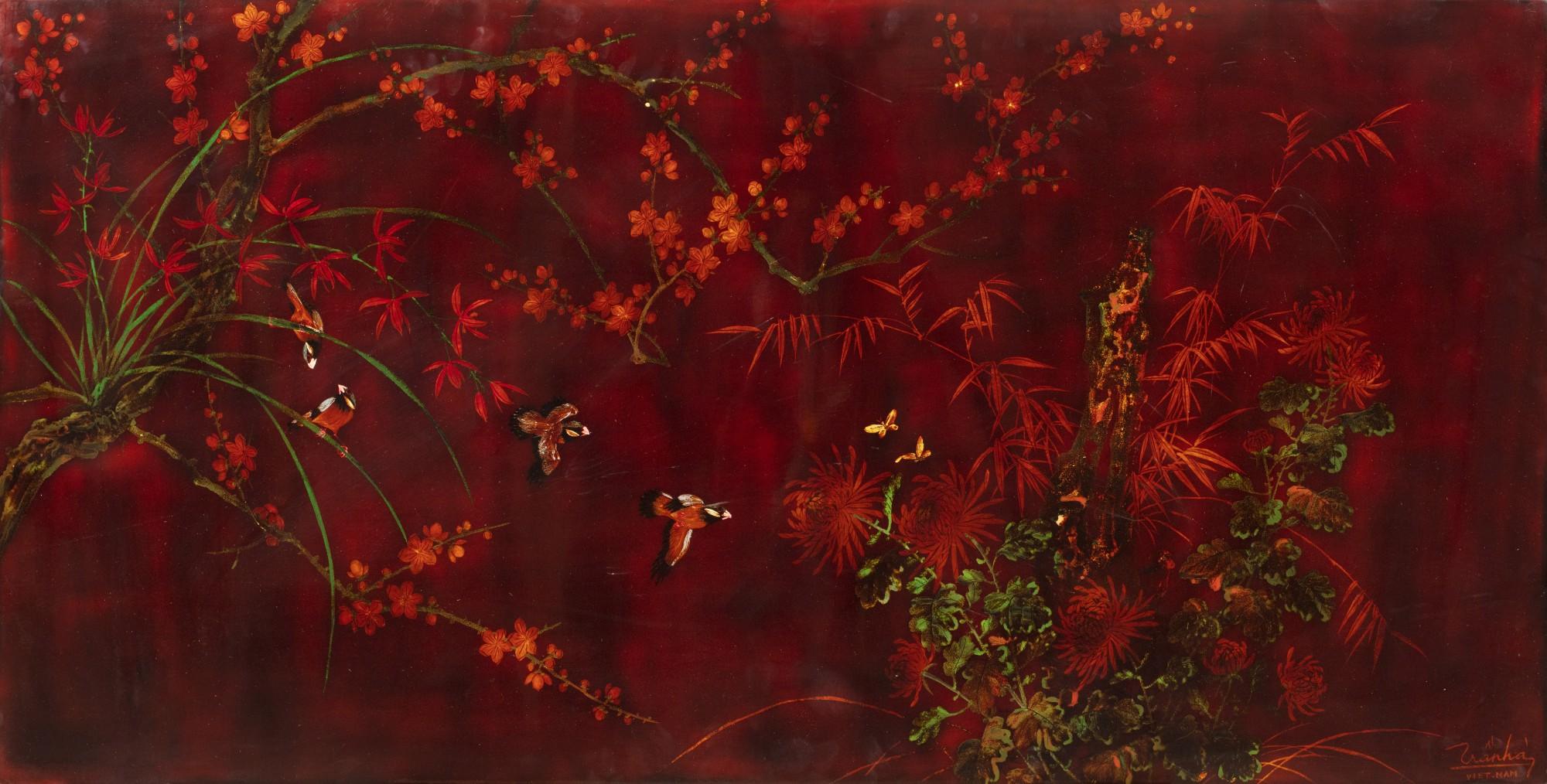 Tran Van Ha - Birds and flowers of the four seasons