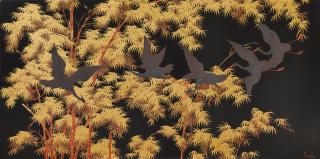 Tran Van Ha - Stork And Bamboo