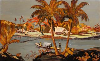 Tran Van Ha - Village by the river