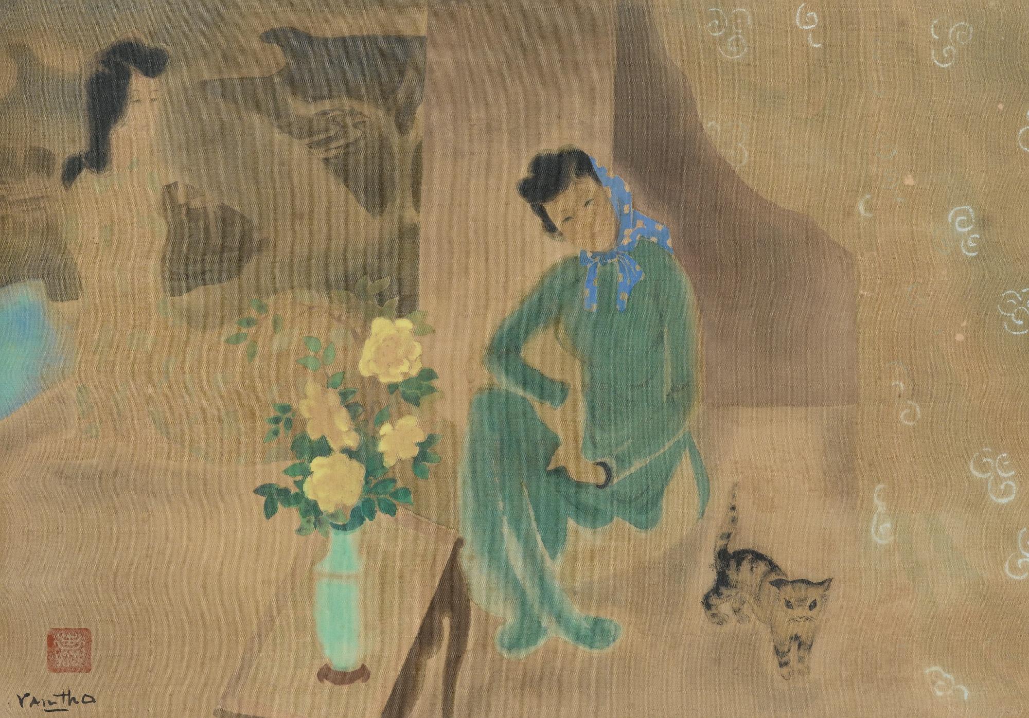 Tran Van Tho - Two Young Women