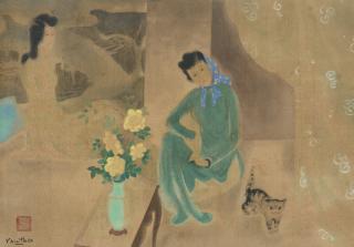 Tran Van Tho - Two Young Women