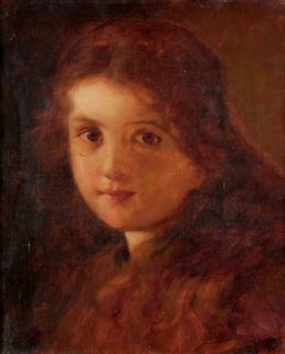 Tranquillo Cremona - Portrait of a young girl