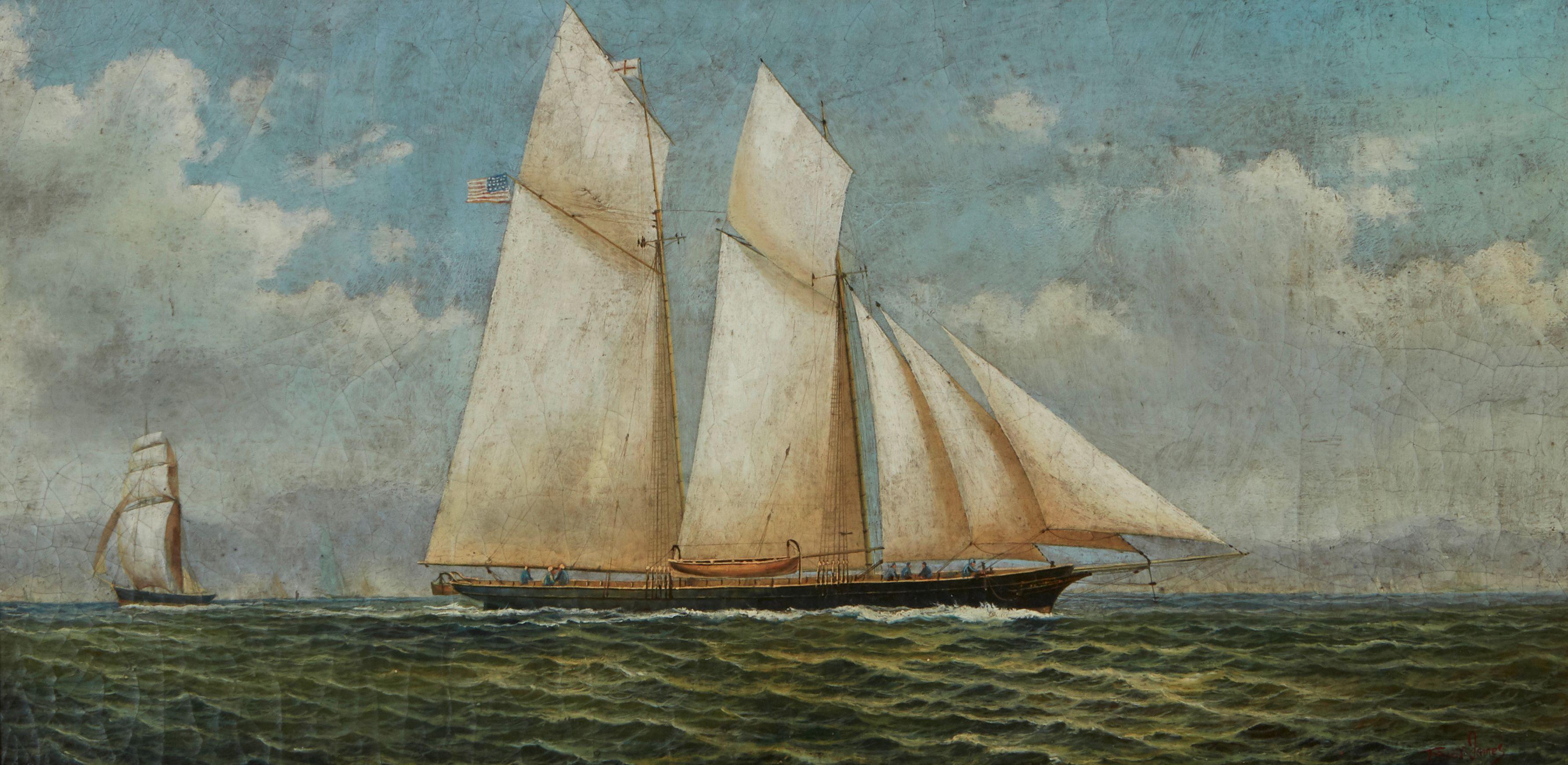 Trevor James - Schooners at Sea