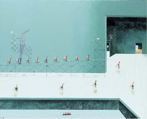 Trino Sánchez - Paisaje en la playa