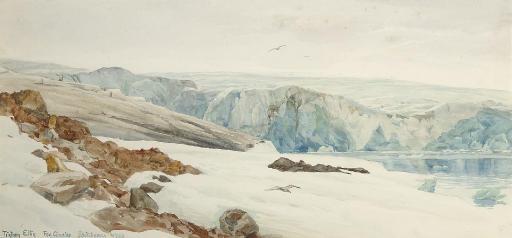 Tristram Ellis - Fox Glacier, Spitzbergen, 1908