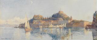 Tristram Ellis - View of the Old Fortress, Corfu