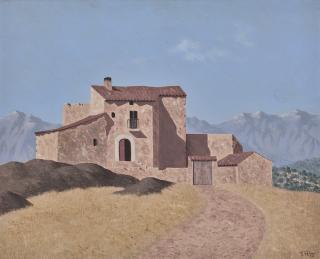 Tristram Hillier, R.A. - A Pyrenean Farm 