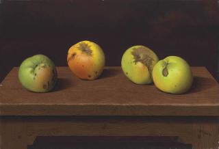 Tristram Hillier, R.A. - Apples on a table I