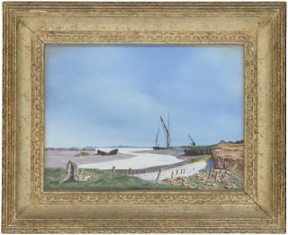 Tristram Hillier, R.A. - Barges On The Swale