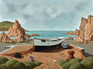 Tristram Hillier, R.A. - Devon Fishing Craft