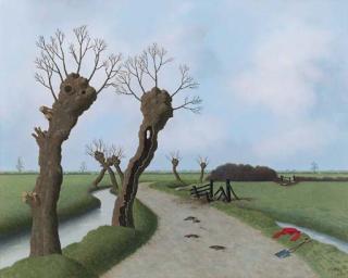 Tristram Hillier, R.A. - Glastonbury Fen